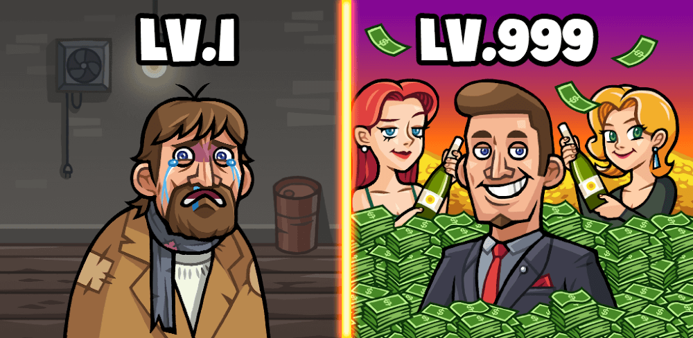 Idle Billionaire Tycoon v1.1.14.21 MOD APK (Unlimited/Gems, Gold, Cash)