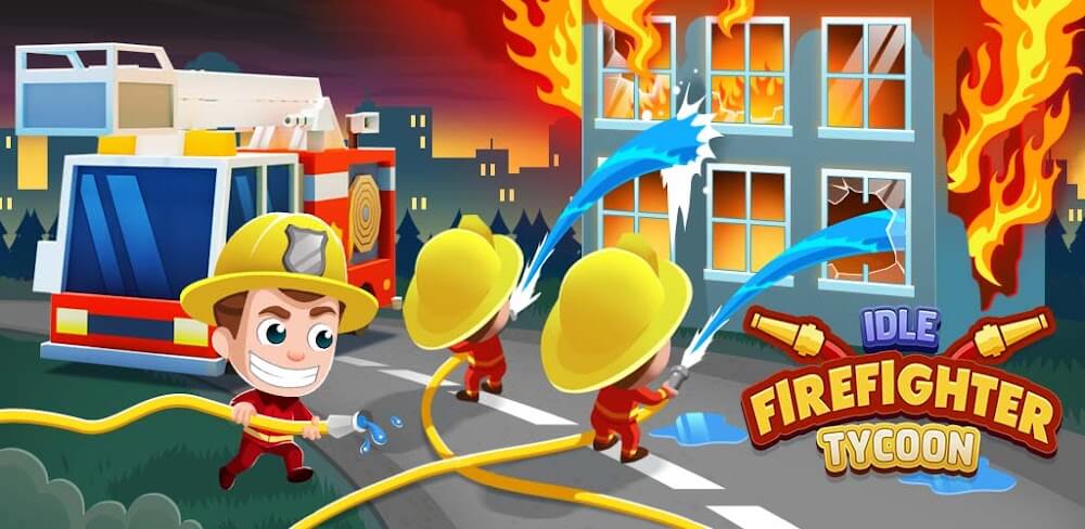 Idle Firefighter Tycoon v1.1.65.0 MOD APK (Unlimited Money)