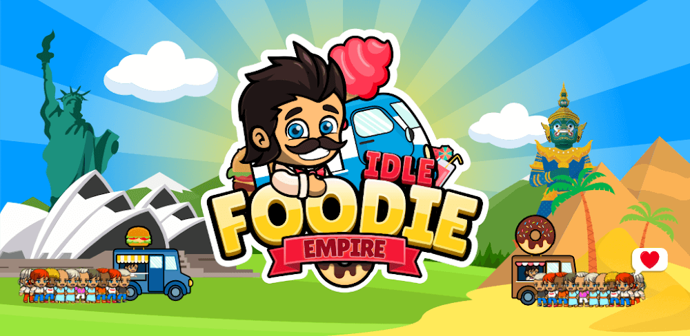 Idle Foodie: Empire Tycoon v1.1.52.0 MOD APK (Free Rewards)