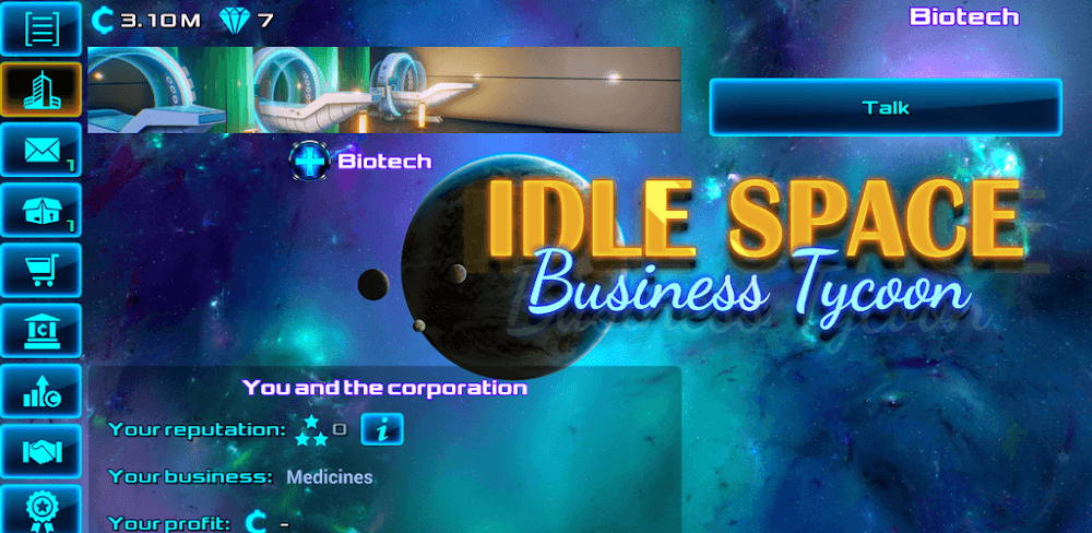 Idle Space Business Tycoon v2.2.1.78 MOD APK (Unlimited Money, VIP)