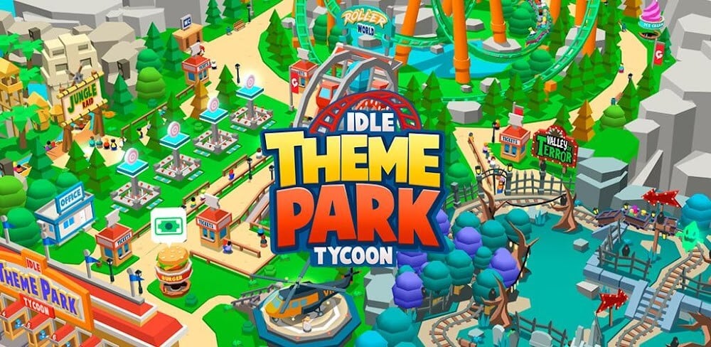 Idle Theme Park Tycoon v8.8.6.3 MOD APK (Unlimited Money)