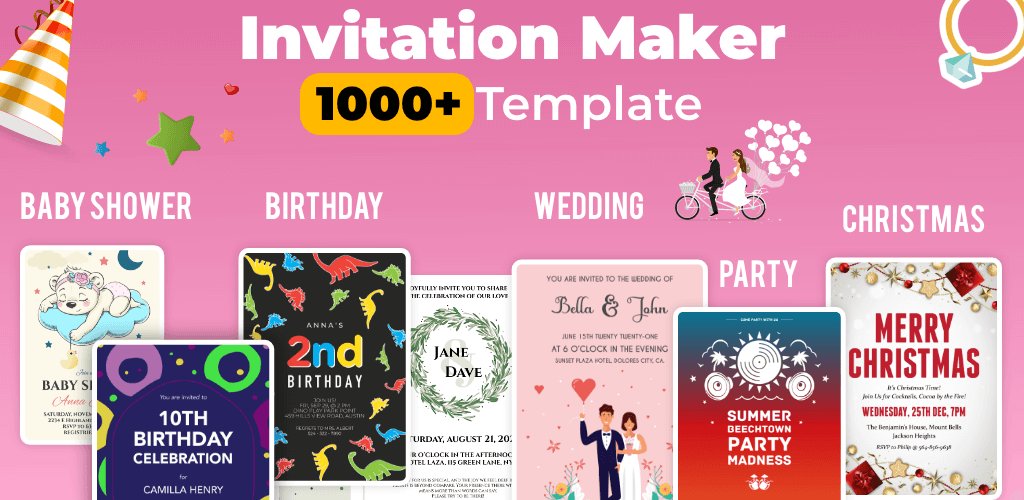 Invitation Maker v29.9 MOD APK (Premium Unlocked)