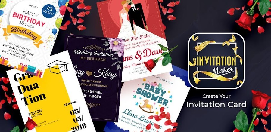 Invitation Card Maker v1.1.2.7 MOD APK (Premium Unlocked)