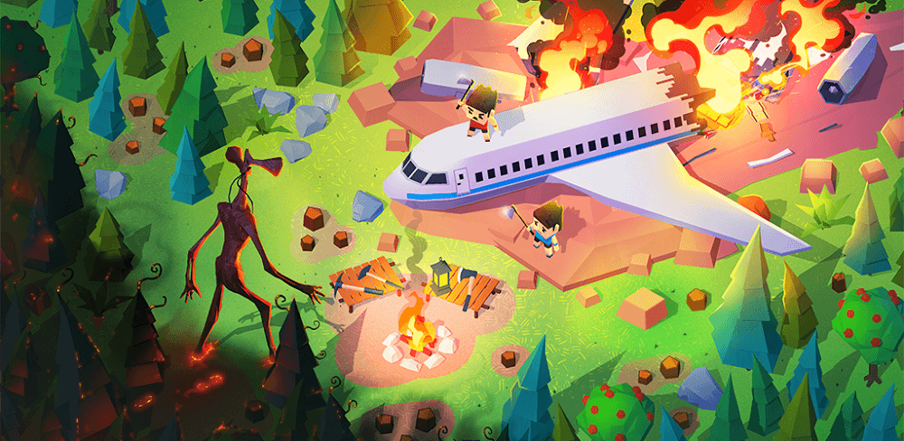 Isle Builder: Click to Survive APK MOD v0.0.3.18 (Free Purchases, Craft)