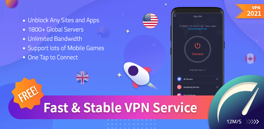 iTop VPN v3.3.0.0 MOD APK (VIP Unlocked)