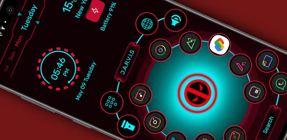 Jarvis Scifi: Epic Launcher v9.0 MOD APK (Premium Unlocked)