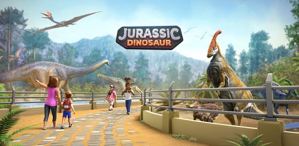Jurassic Dinosaur: Park Game v1.1.9.0 MOD APK (Unlimited Money, Gold)