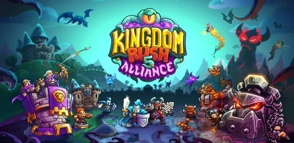 Kingdom Rush 5: Alliance TD v7.7.00.62 MOD APK (Full, Unlimited Diamonds)