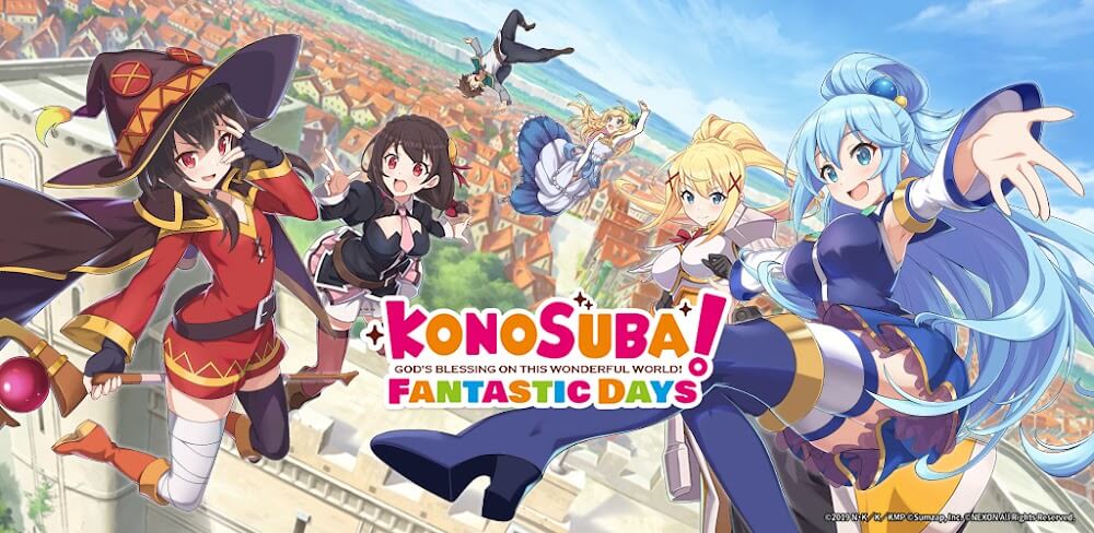 KonoSuba: Fantastic Days v5.5.7.0 MOD APK (Damage/Defense Multiplier, Infinite SP, Skill)