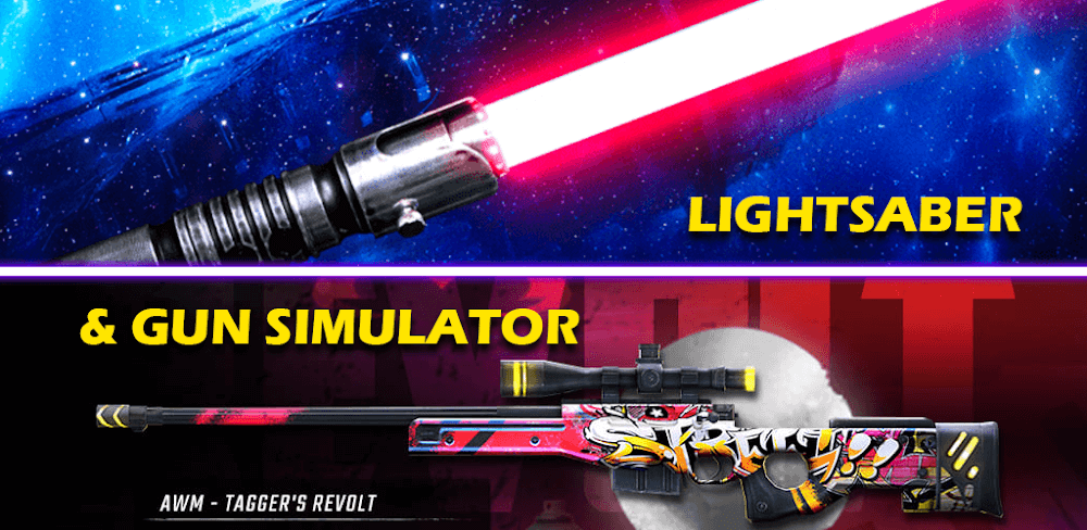 LightSaber – Gun Simulator v1.1.3.7 MOD APK (Free Reward)