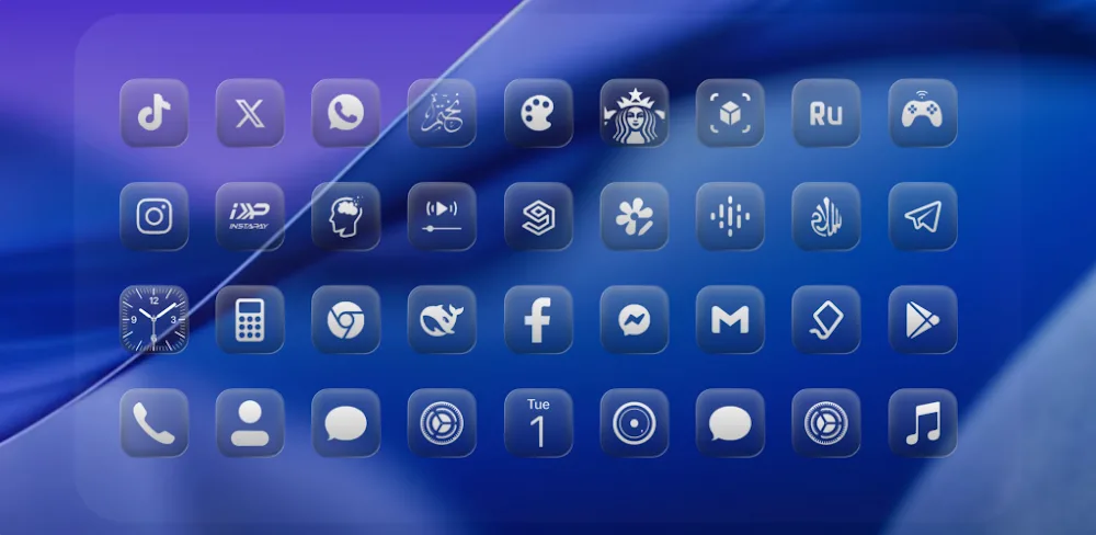 Liquid Glass 26 Icon Pack v1.8 APK (Full Version)