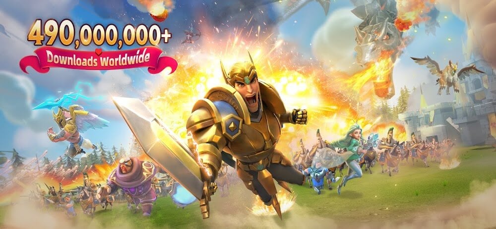 Lords Mobile v2.2.190 MOD APK (Auto Battle, Unlock VIP, Resources)