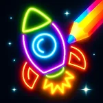 Neon Doodle v25.25.1.1 MOD APK (Premium Unlocked)