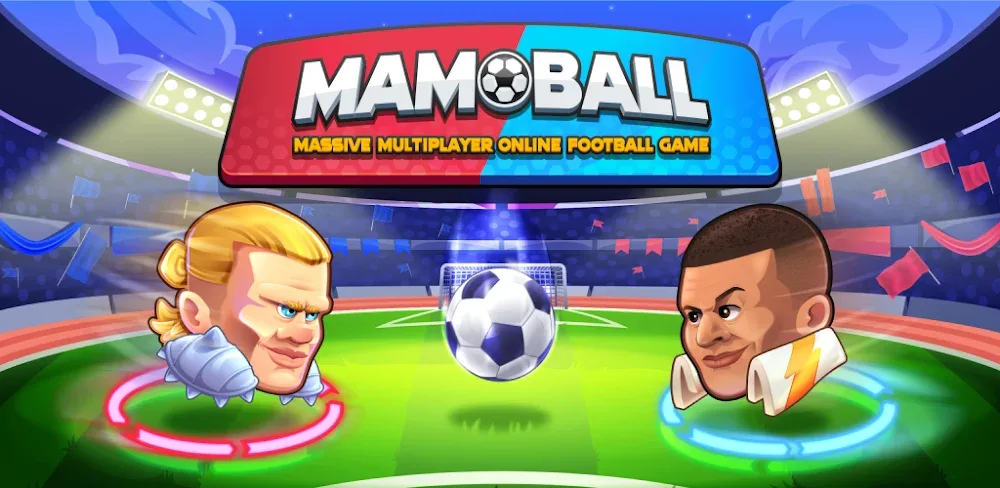 MamoBall 4v4 Online Soccer v4 MOD APK (Player-Size x3, Freeze Others Players, Mega-Kick, No-Ads)