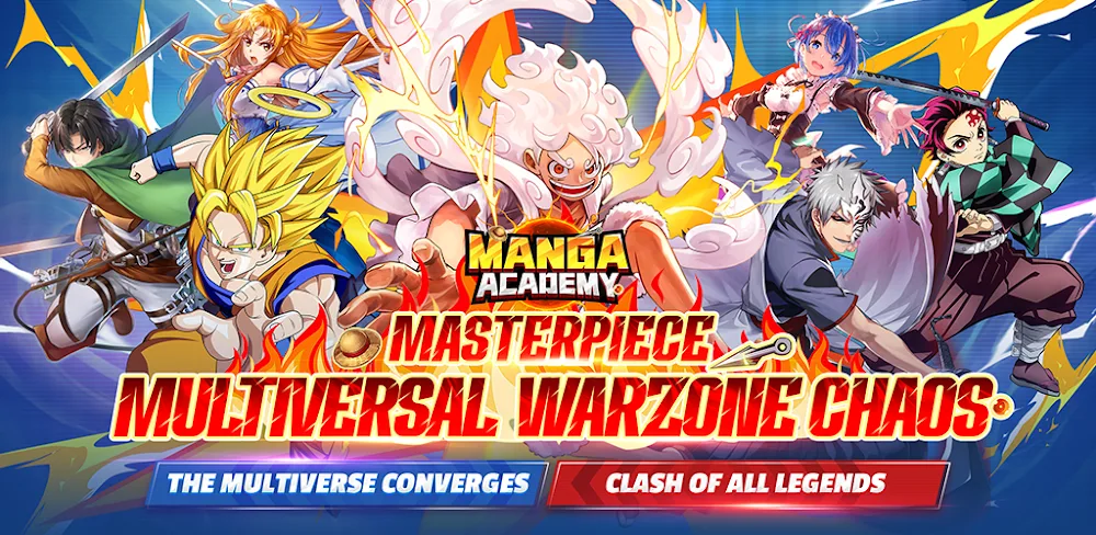 Manga Academy: Multiverse v3.3.1.0.54539 MOD APK (Menu, Damage & Defense Multiplier)