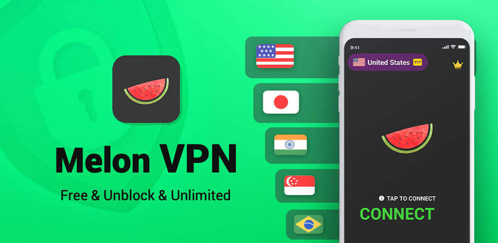 Melon VPN v9.9.0.219 MOD APK (VIP Unlocked)