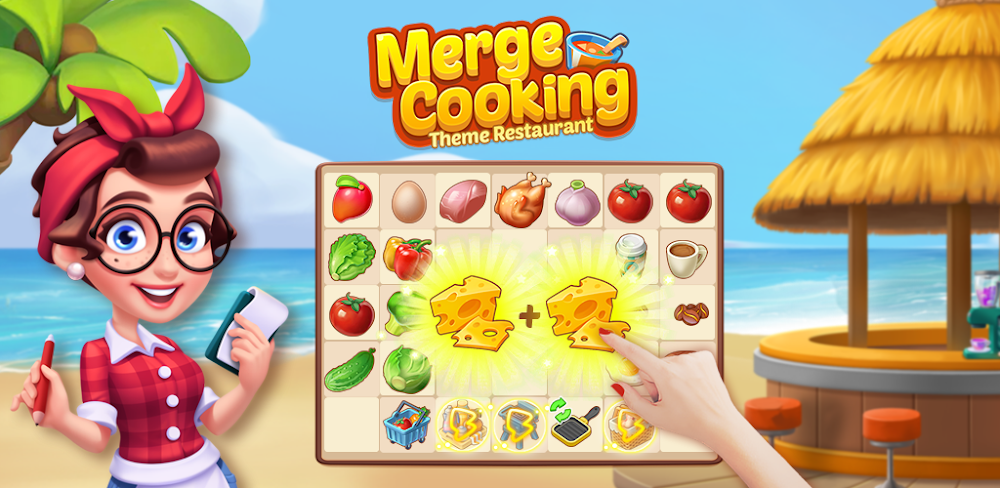 Merge Cooking: Theme Restaurant v1.1.34.0 MOD APK (Unlimited Diamonds)