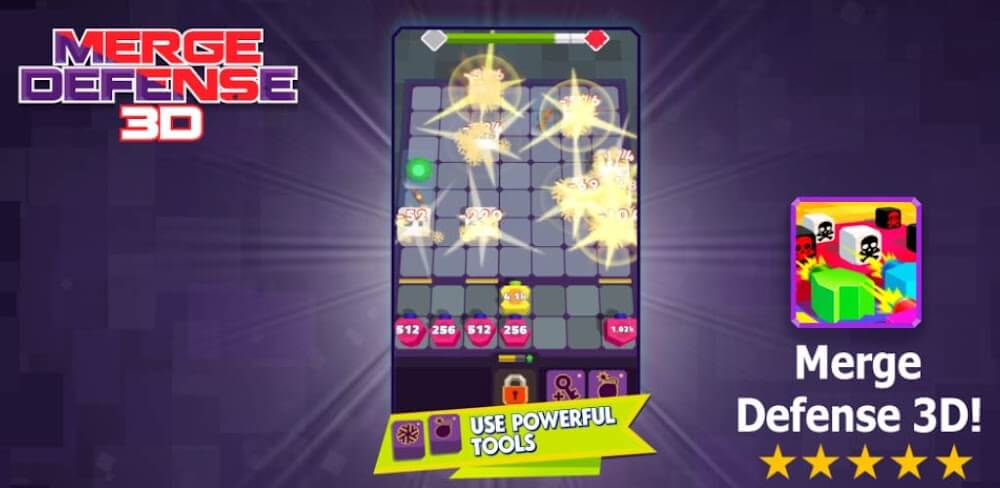Merge Defense 3D MOD APK v2.2.3.446 (Unlimited Gems)