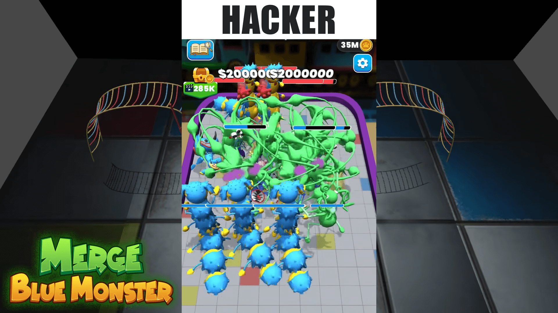 Unify Master: Blue Monster v3.5 MOD APK (God Mod, One Hit, High Reward)