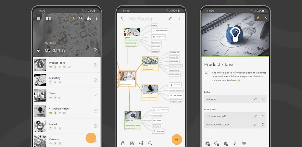 Mindz – Mind Map & Lists Pro v1.1.4.23 APK (Full Version)