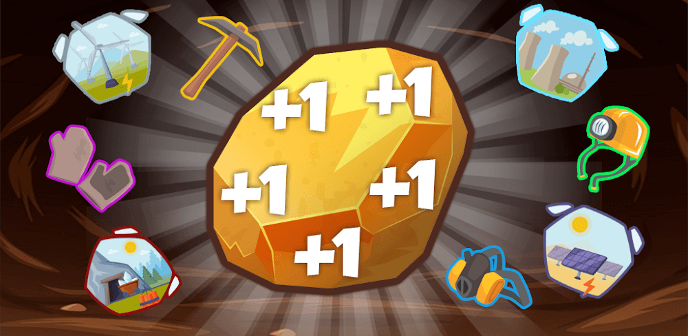 Mine Clicker v2.2.1.2 MOD APK (Unlimited Gold, Gem)