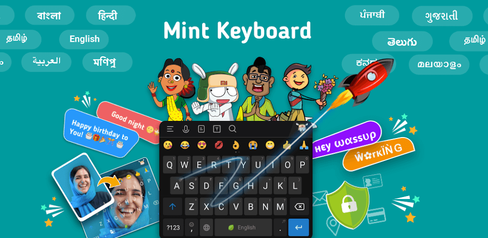 Mint Keyboard v1.1.46.00.000 MOD APK (Premium Unlocked)