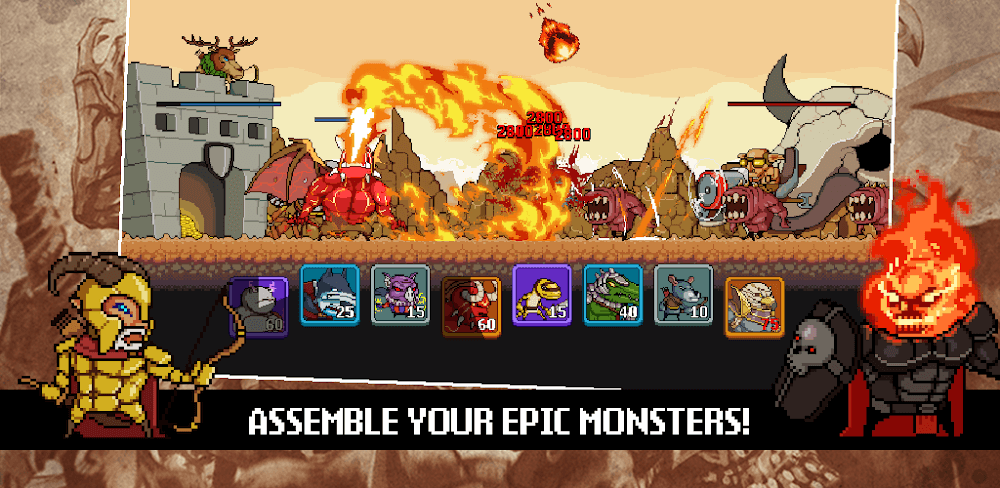 Monsters War MOD APK v2.2.0.8 (Unlimited Skills. Money, Daily Packs)