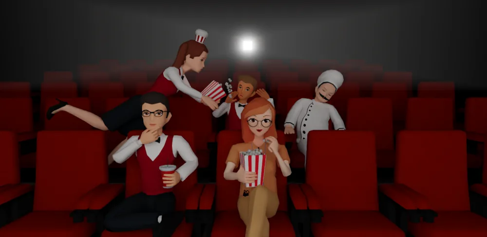 Movie Cinema Simulator v4.4.2.42 MOD APK (Unlimited Money, Crystals)