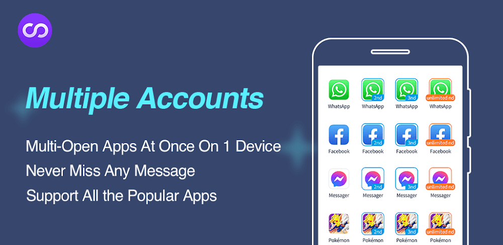Multiple Accounts v5.5.3.10 MOD APK (VIP Unlocked)