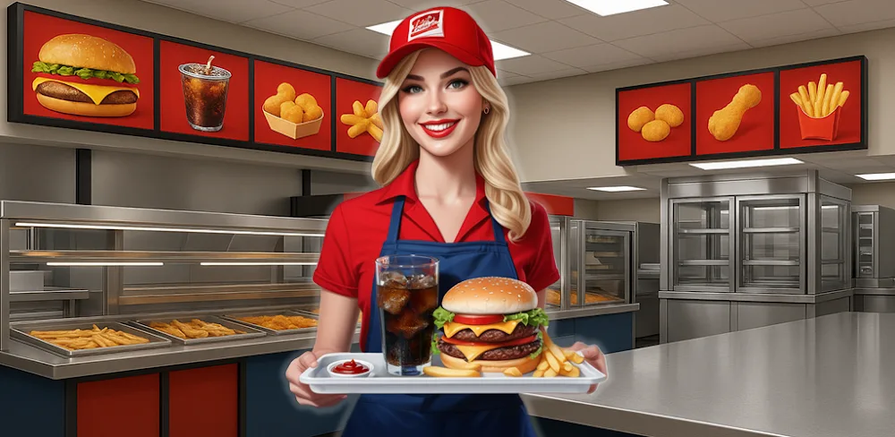 My Burger House Simulator v1.1.0.27 MOD APK (Menu, Unlimited Speed Up, Unlock All Staff, Remove Ads)