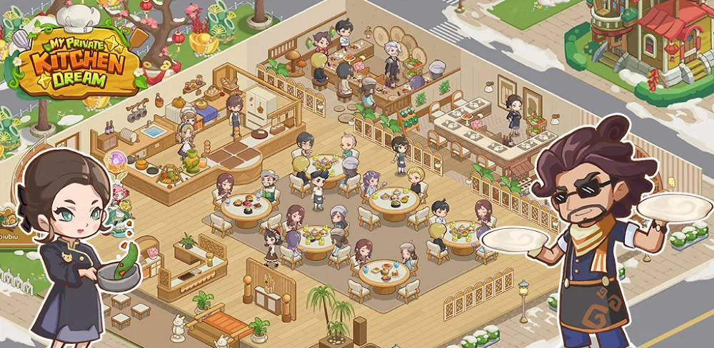 My Private Kitchen Dream v1.1.6.3 MOD APK (Menu, Money, No Ads)