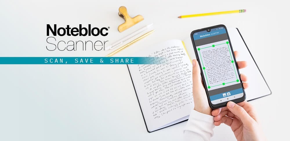 Notebloc Scanner v5.5.5.9 MOD APK (Premium Unlocked)