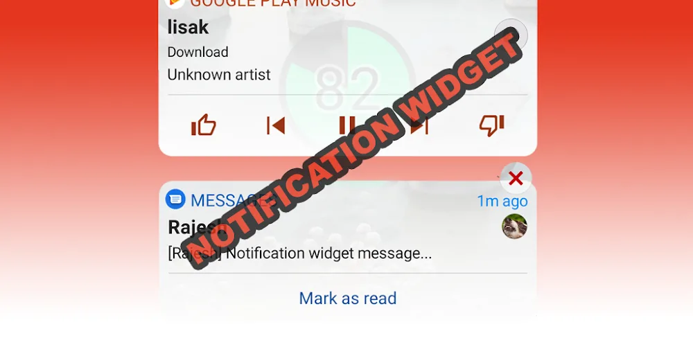 Notification Widget v1.1.5.210 MOD APK (Premium Unlocked)