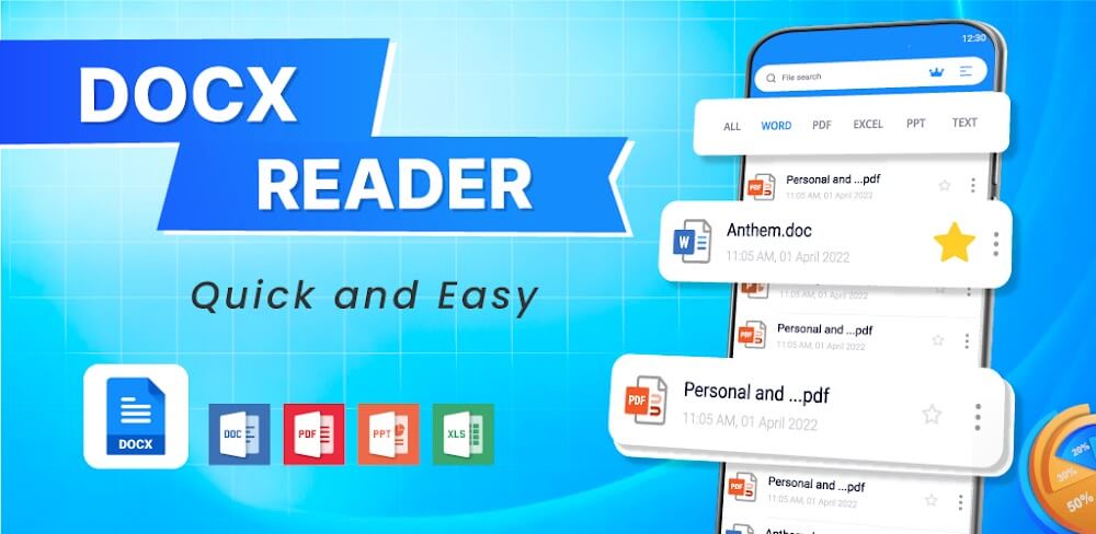 Office Word Reader Docx Viewer v2.2.1.0 MOD APK (Premium Unlocked)