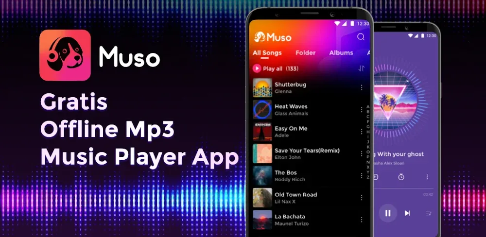 Muso Music Player v1.1.3.9 MOD APK (Premium Unlocked)