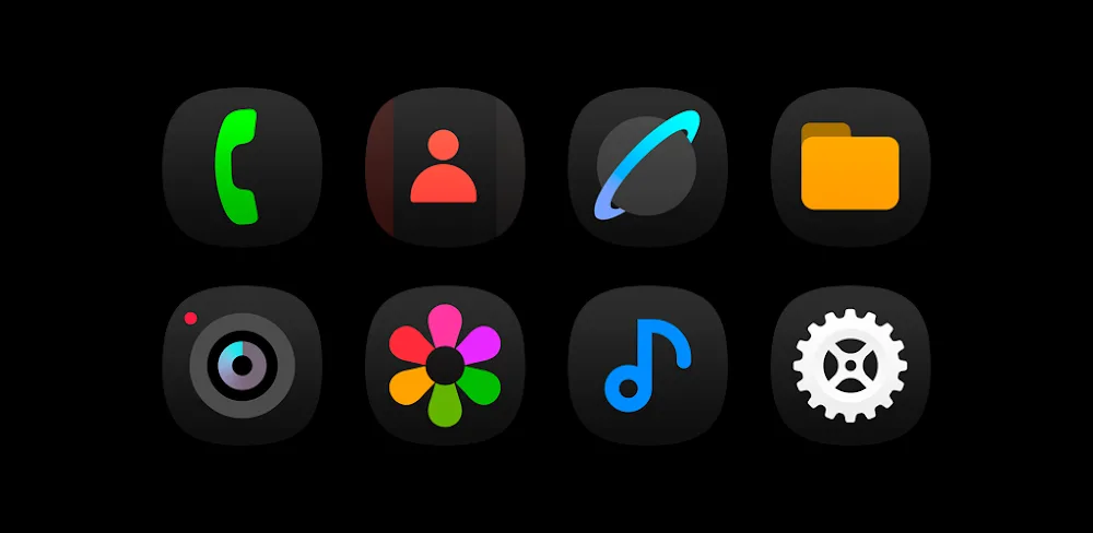 OnePro Dark – Icon Pack v1.1.5.4 APK (Full Version)