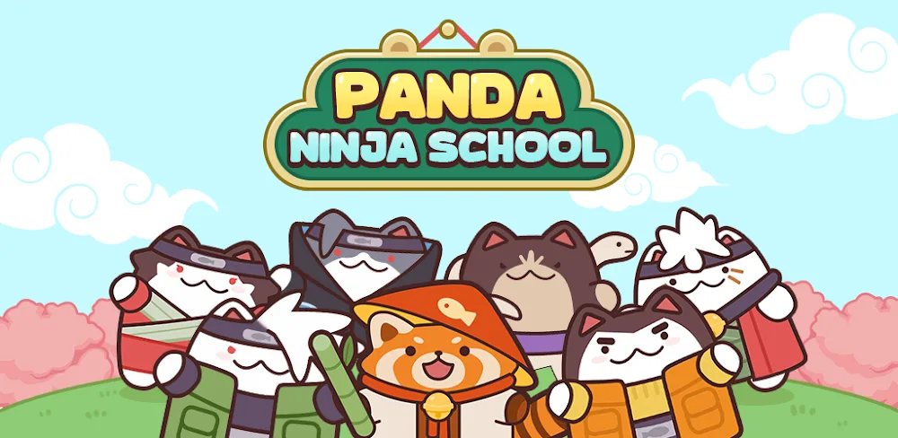 Panda Ninja School v1.1.0.7 MOD APK (Menu, Unlimited Gold, Gems)