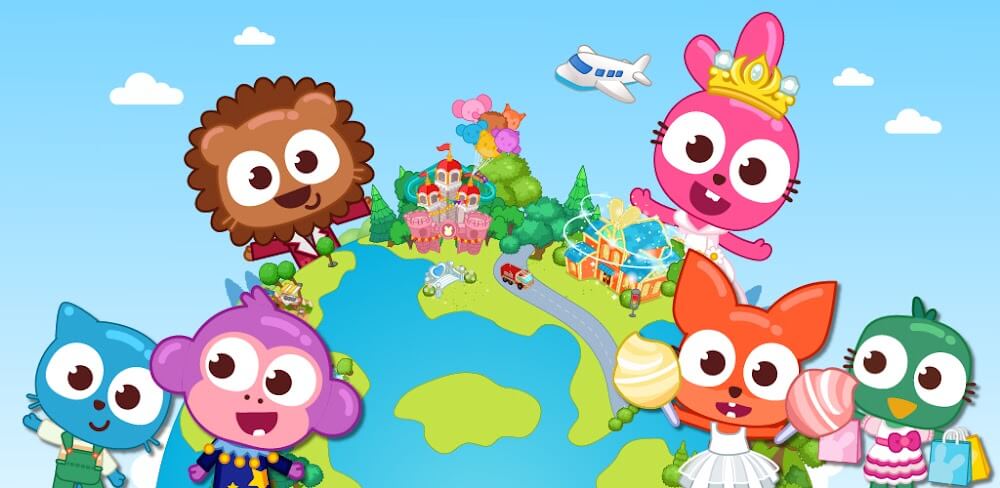 Papo Town: World v1.1.0.133 MOD APK (Unlocked All, VIP)