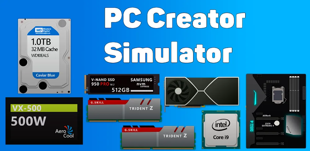 PC Creator Simulator v2.5656d MOD APK (Free Purchases)
