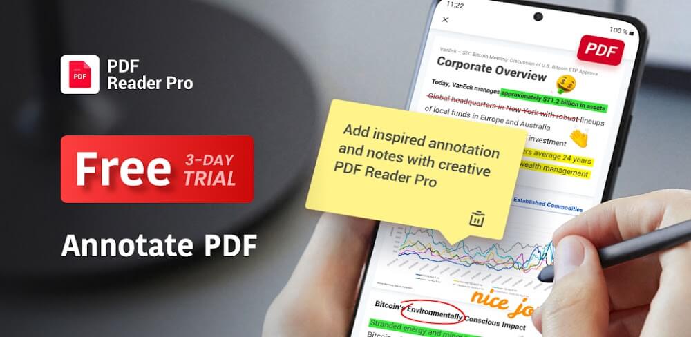 PDF Reader Pro v7.7.4.3 MOD APK (VIP Unlocked)