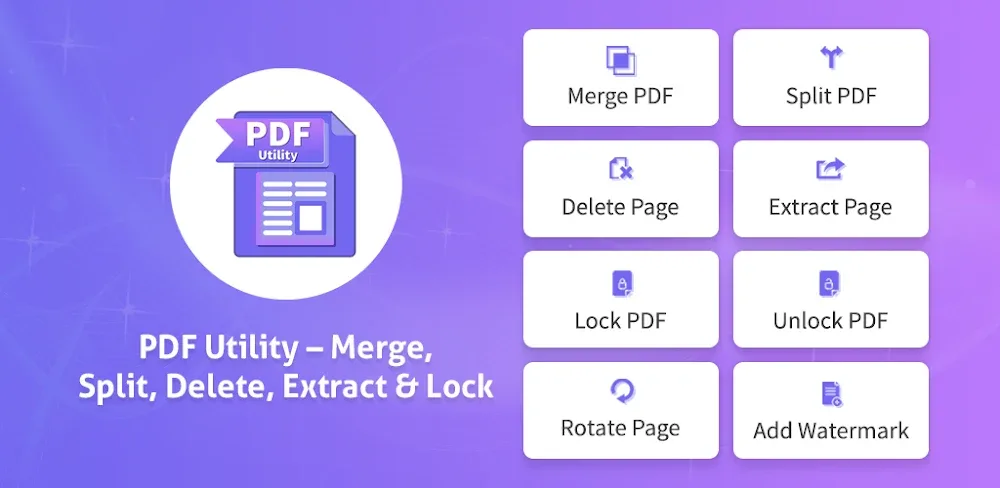PDF Utility – Merge, Split PDF v1.9 (Premium Unlocked)