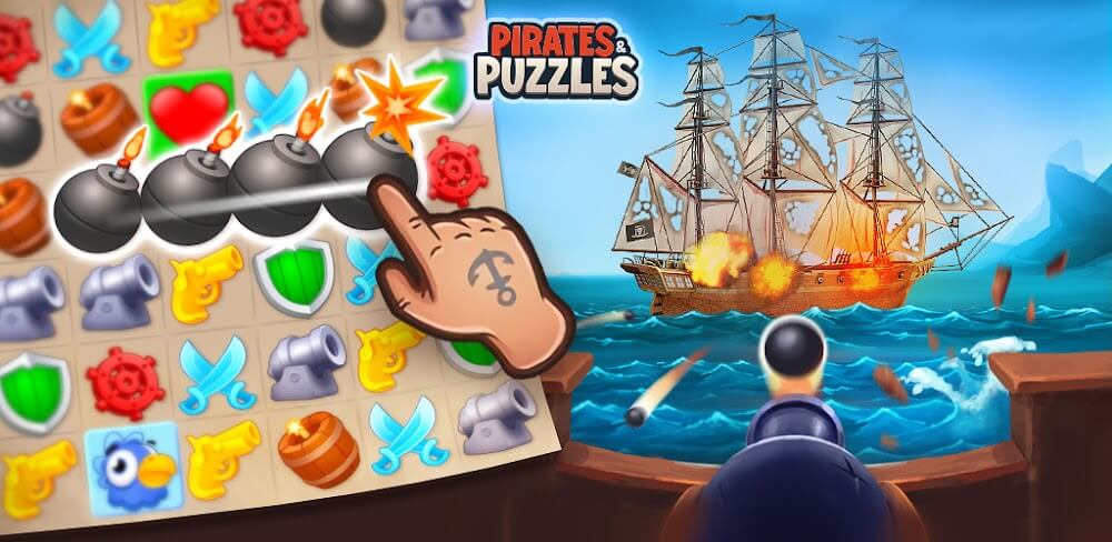 Pirates and Puzzles v2.2.7.1 MOD APK (High Attack/Defense)