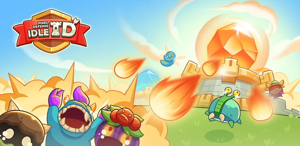 Pixel Defense: Idle TD v0.0.0.5 MOD APK (Damage Multiplier, God Mode, Currency)