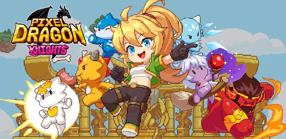 Pixel Dragon Knights: Idle RPG v1.1.8.1 MOD APK (Menu, Damage Multiplier, God Mode)