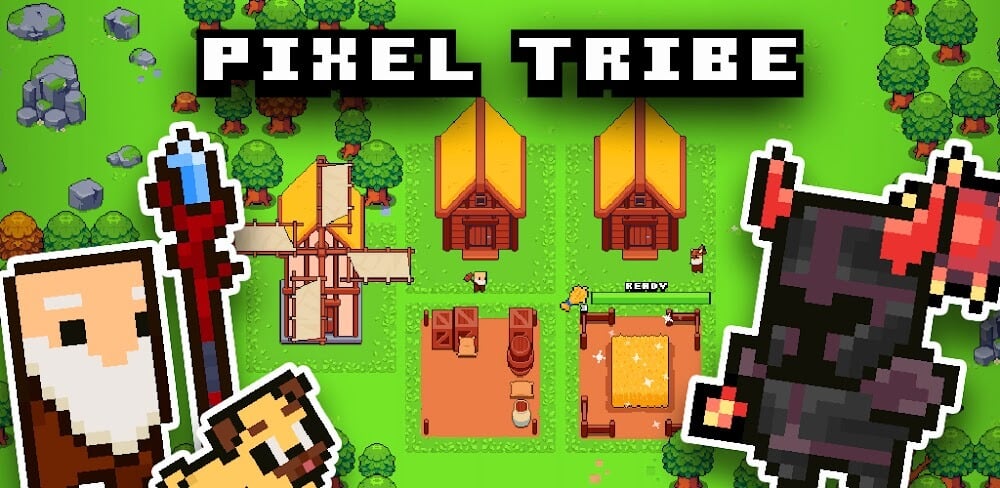 Pixel Tribe: Viking Kingdom MOD APK v0.0.9.3 (Unlock Skills, Free Purchase)