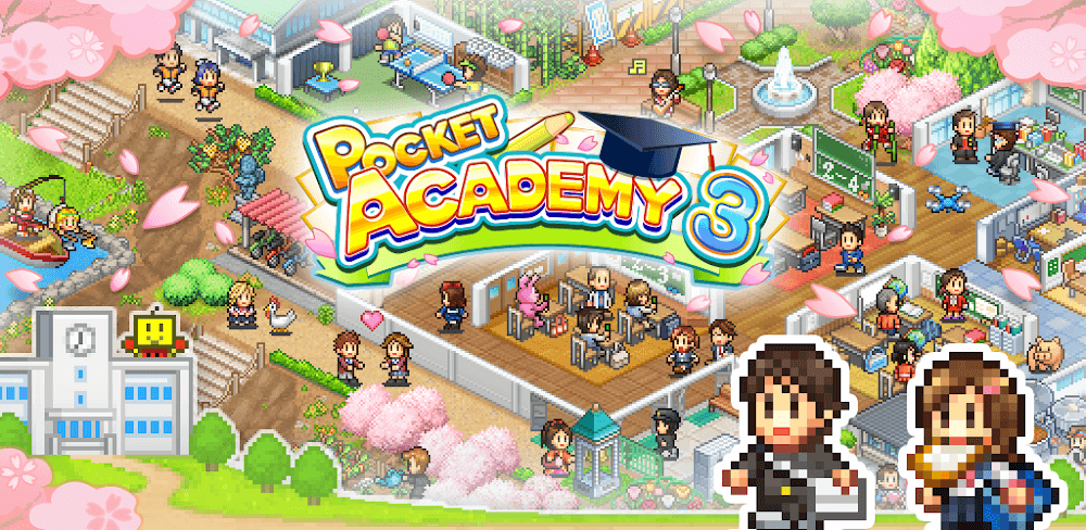 Pocket Academy 3 v1.1.3.8 MOD APK  (Unlimited Money)
