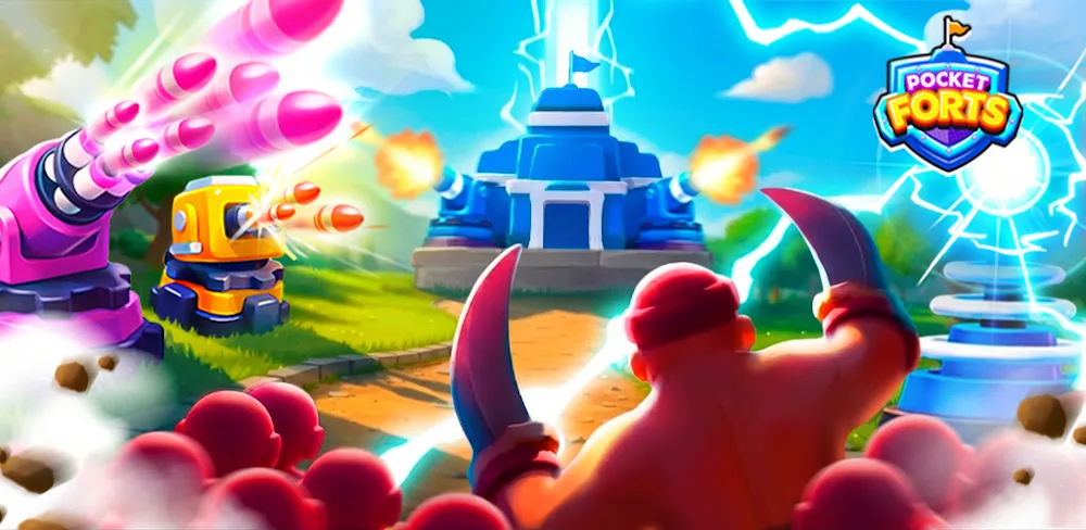 Pocket Forts Defense TD v0.0.0.2 MOD APK (Menu, Damage, God Mode)