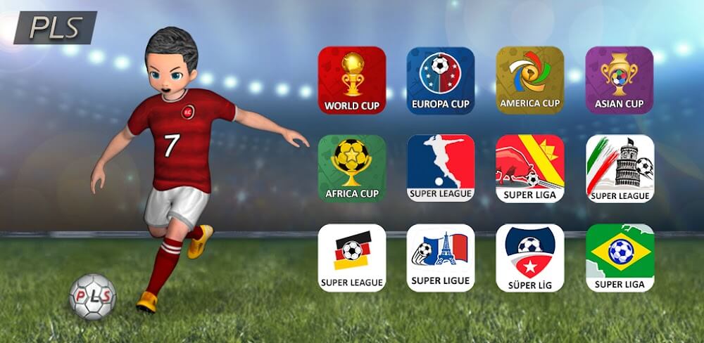 Pro League Soccer v1.1.0.45 MOD APK (Finish Match, Speed Time)