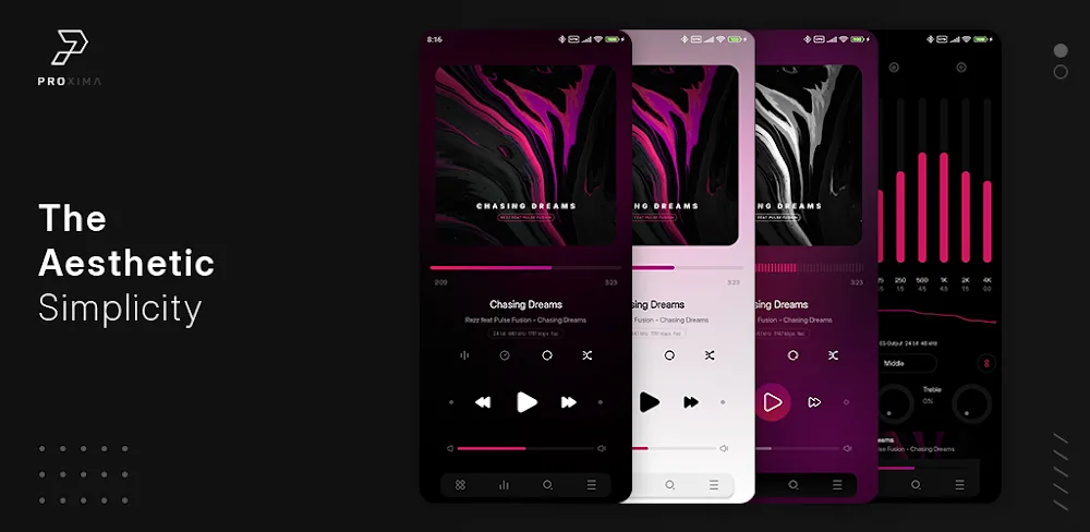 Proxima – Poweramp Skin v2.2.7.3.1 APK (Full Version)