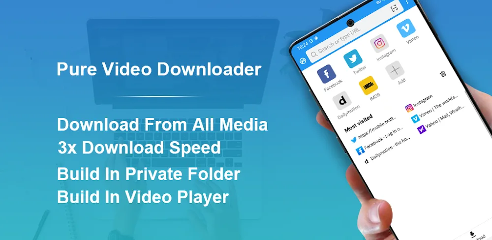 Pure Video Downloader v3.3.0.37 MOD APK (Premium Unlocked)